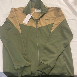 Men’s zip up track style jacket
